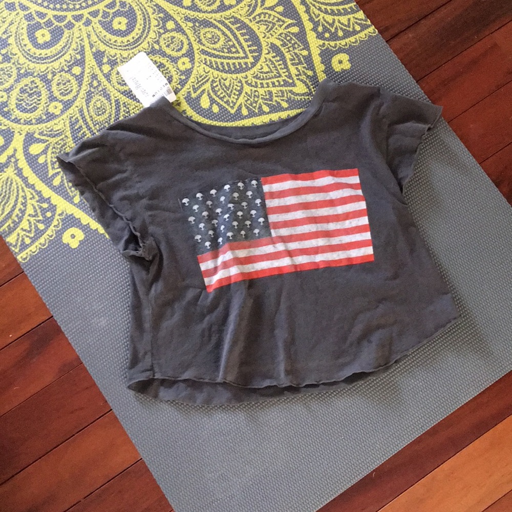 Brandy Melville cropped cotton t-shirt